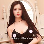165 cm SLMdoll Sexy 3d Silicone hair implant For Man Love Silicon Skeleton Big Breasts Style Vagina Anal Sex Doll by automatic woman